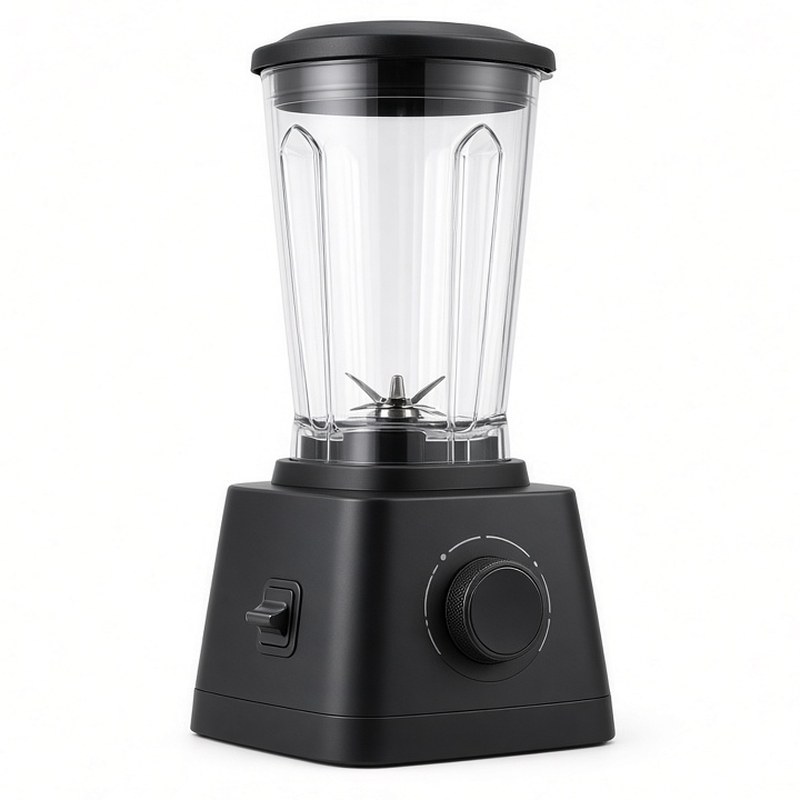 Illustration-style product photo: blender