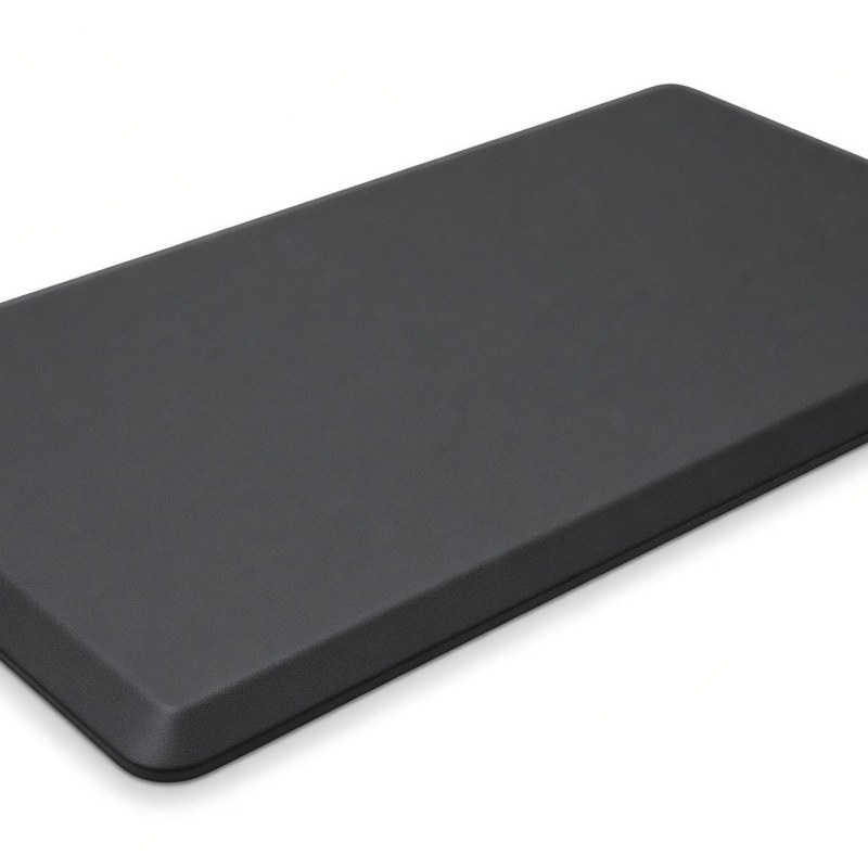 Illustration-style product photo: standing desk mat