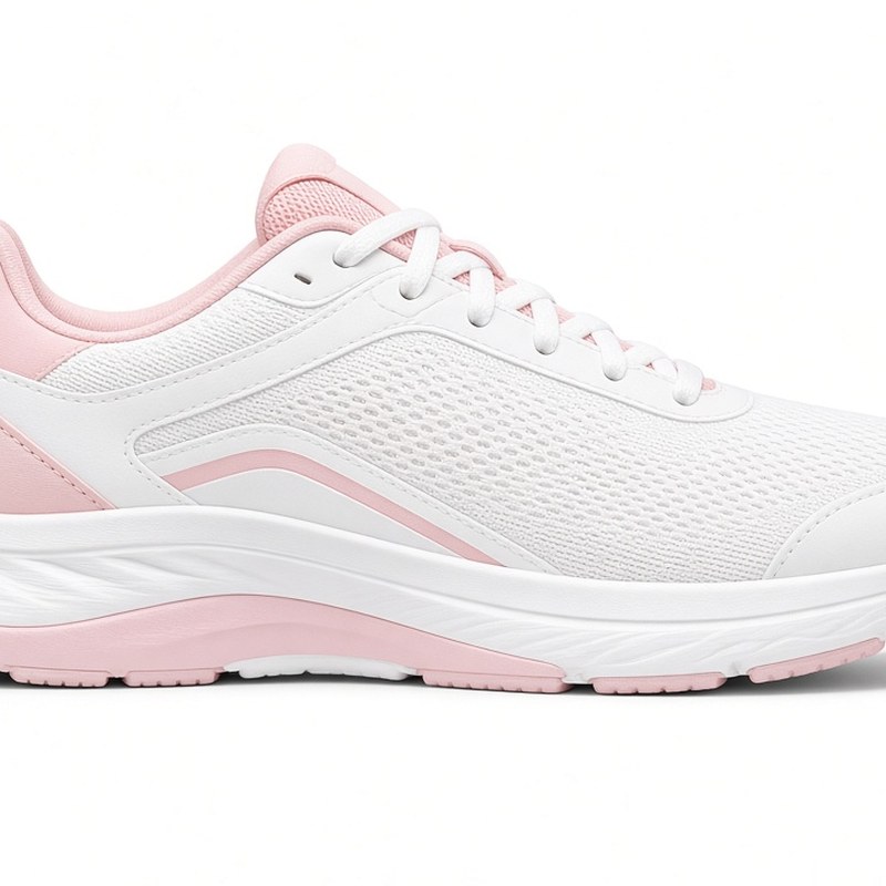 Illustration-style product photo: walking shoes