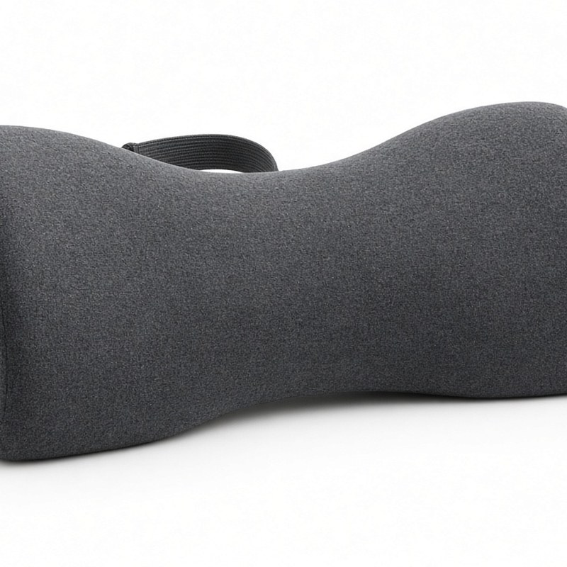 Illustration-style product photo: lumbar support pillow