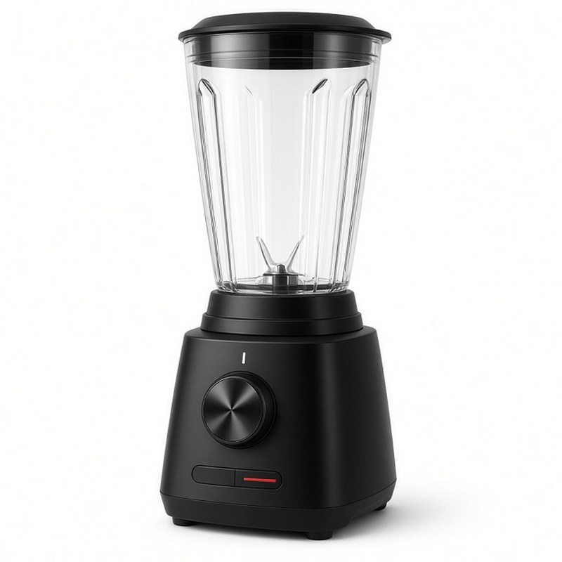 Illustration-style product photo: blender