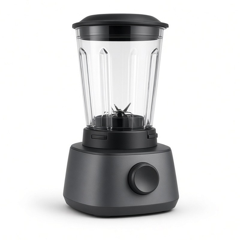 Illustration-style product photo: blender